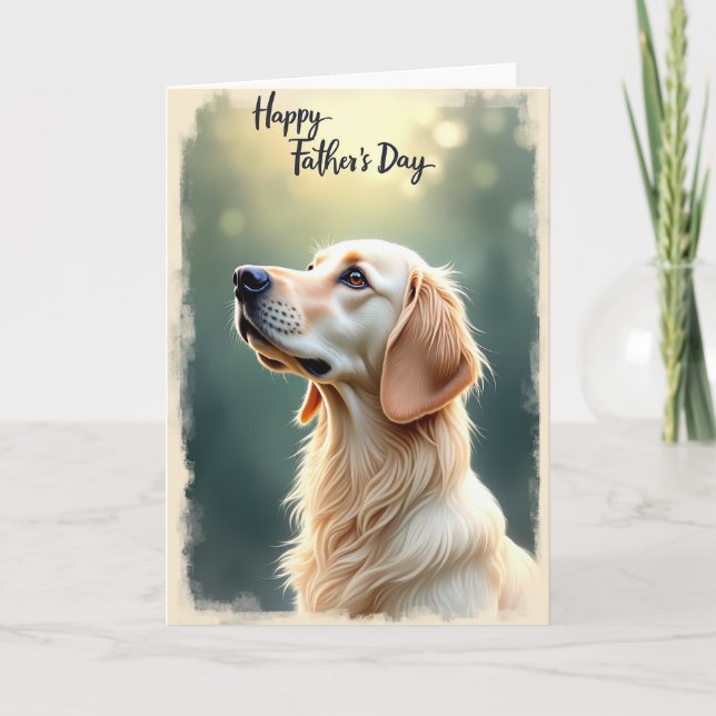 Majestic Canine Fathers Day Card (Front)