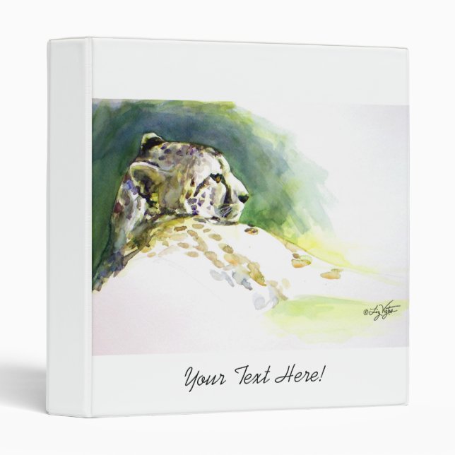 Majestic Cheetah Avery Binder (Front/Spine)