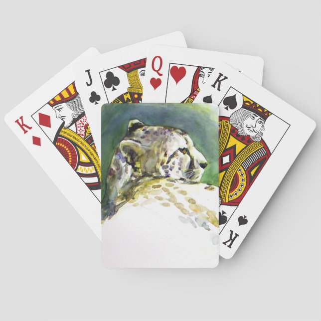 Majestic Cheetah Playing Cards (Back)