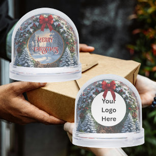 Majestic Christmas Customer Appreciation Snow Globe