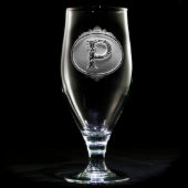 Majestic Circle Monogrammed Goblet (Front)