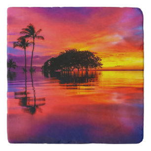 Majestic Clouds & Reflection Trivet