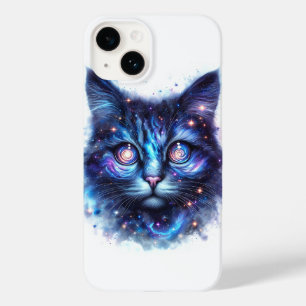 Majestic Cosmic Galaxy Cat - Nebula Space Fantasy  Case-Mate iPhone 14 Case