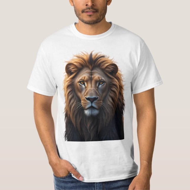 Majestic Cosmic Lion T-Shirt (Front)