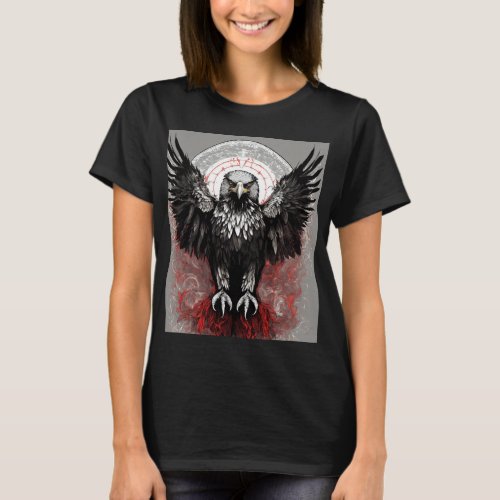 Majestic Crystal Eagle T_shirt