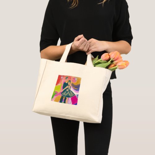 Majestic Dance of Colors Mini Tote Bag