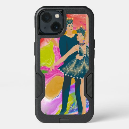 Majestic Dance of Colors iPhone 13 Case