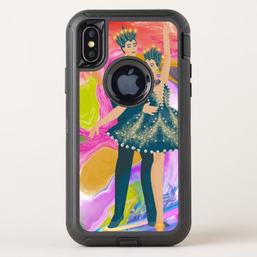 Majestic Dance of Colors OtterBox Defender iPhone X Case