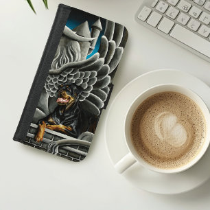 Majestic Dark Fantasy Rottweiler Gargoyle Castle iPhone 8/7 Wallet Case