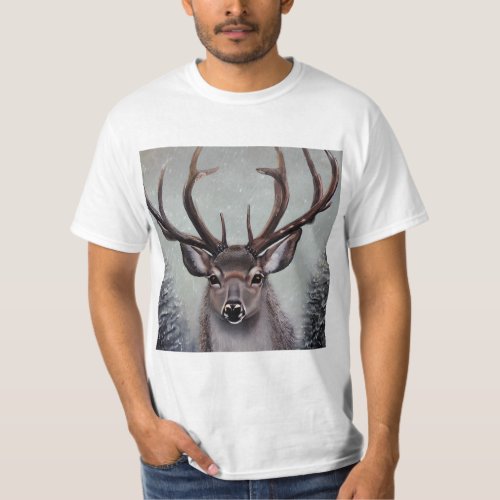 Majestic Deer 0001 T_Shirt