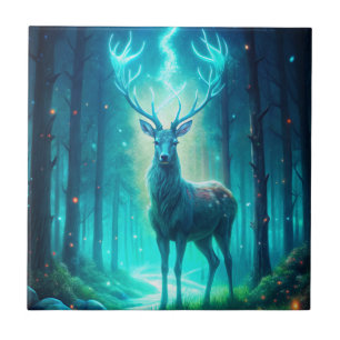 Majestic Deer Ceramic Tile