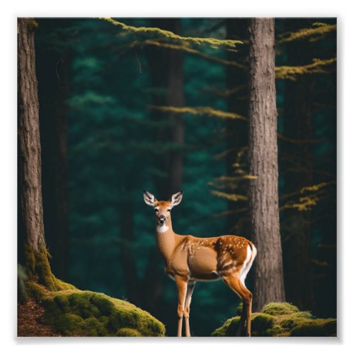 Majestic Deer in Natural Setting _ Wall Art Photo Print