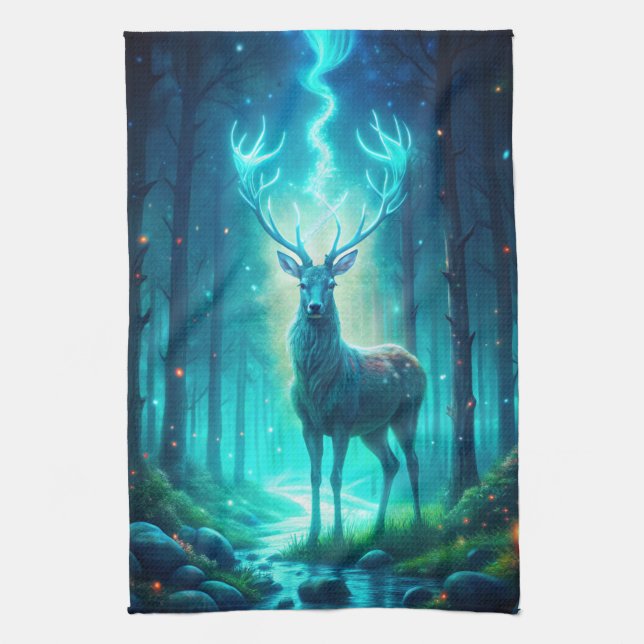 Majestic Deer Kitchen Towel (Vertical)