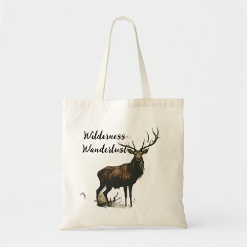 Majestic Deer Tote Bag