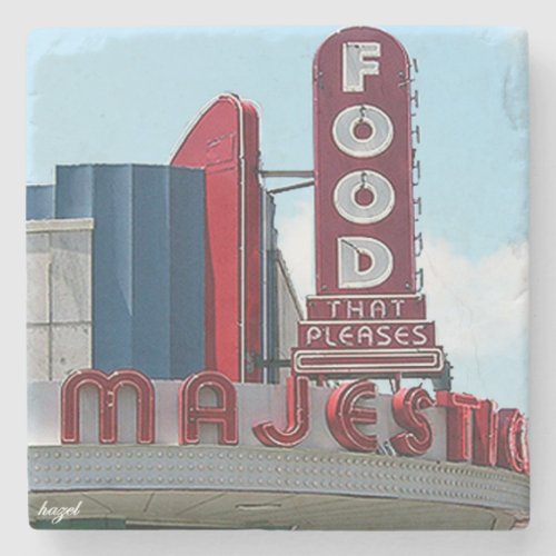 Majestic Diner Atlanta Majestic Diner Majestic  Stone Coaster