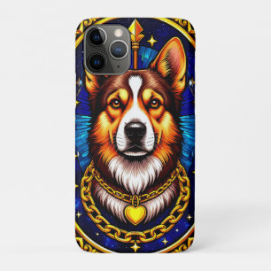 Majestic Dog Portrait 💎 Vibrant Mosaic Canine iPhone 11 Pro Case