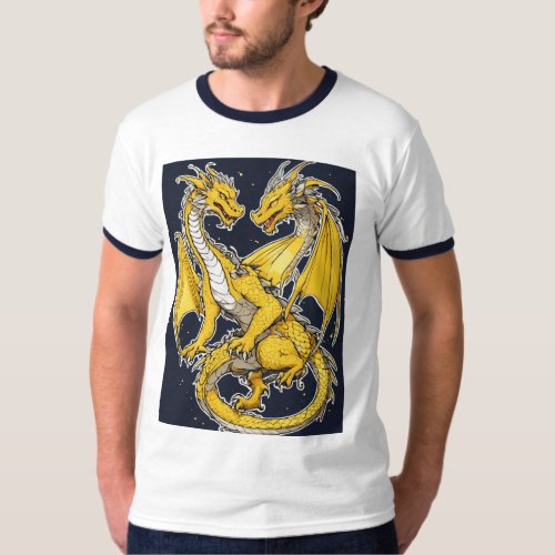 Majestic Dragon Design T_Shirt _ Unleash Your Inne