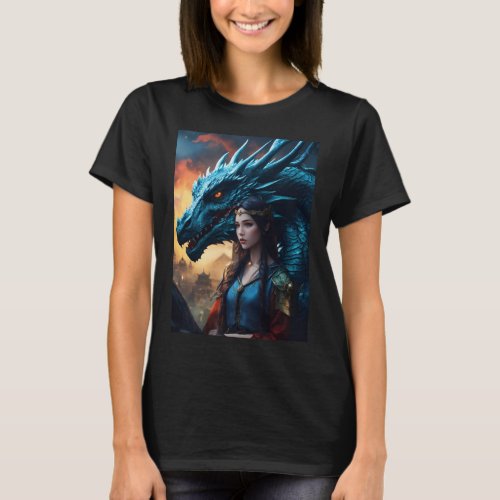 Majestic Dragon Design T_Shirt _ Unleash Your Inne