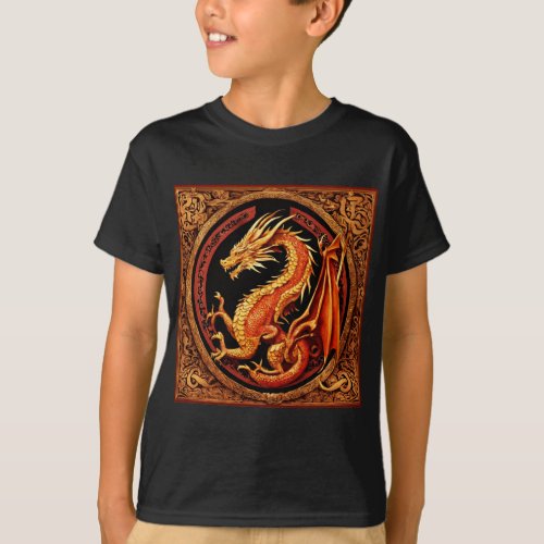 Majestic Dragon Image T_Shirt â Unleash Your Inner