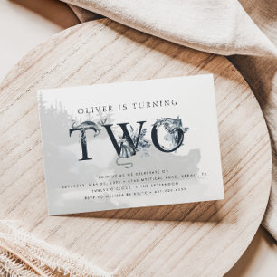 Majestic Dragon Mythical Boys 2nd Birthday Invitation