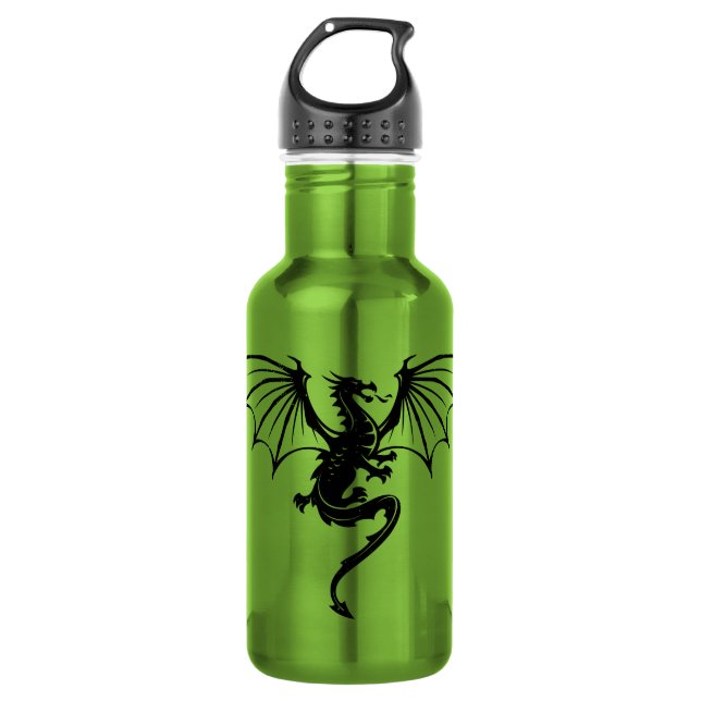 Majestic Dragon Stainless Steel Water Bottle (Front)