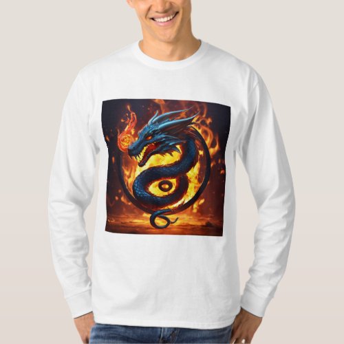 Majestic Dragon Tee Unleash Your Inner Fire  T_Shirt