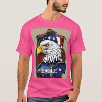 Majestic Dragon & Watercolor Eagle T-Shirt