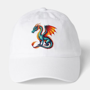 Majestic Dragon With Golden Scales Hat