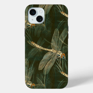 Majestic Dragonfly Pattern iPhone 15 Plus Case