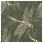 Majestic Dragonfly Pattern  Fabric