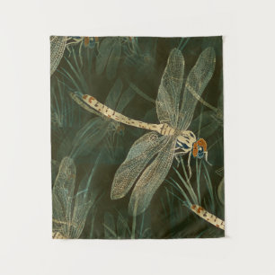 Majestic Dragonfly Pattern Tapestry