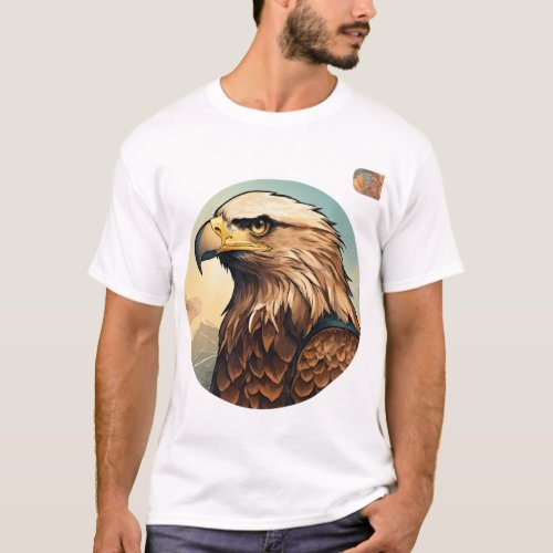 Majestic Eagle and Lion T_Shirt 