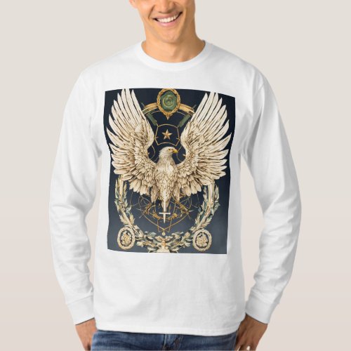 Majestic Eagle Art Symbol of Freedom and Strengt T_Shirt