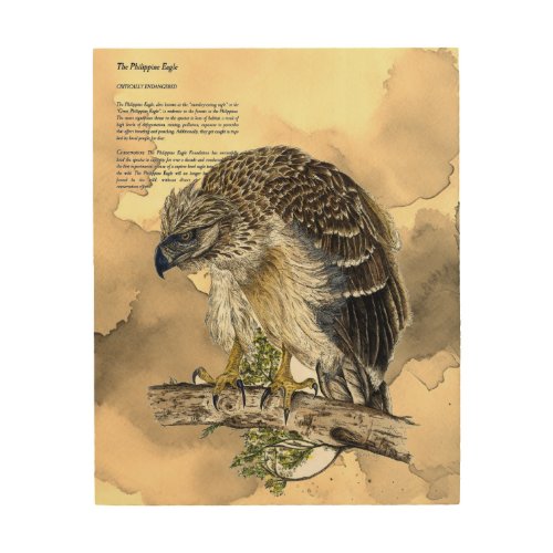 Majestic Eagle Artwork Wood Wall Art