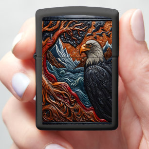 Majestic Eagle Car Art Zippo Lighter