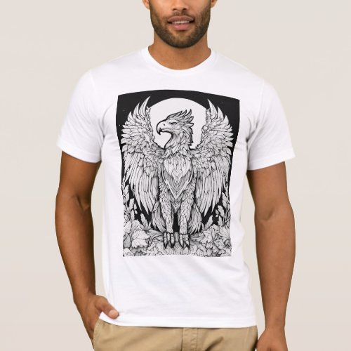 Majestic Eagle Collection Unique Printed T_Shirts