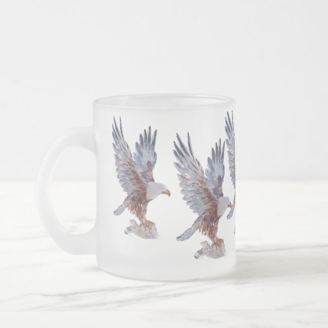 Majestic Eagle Crystal style Mug (Left)