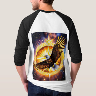 "Majestic Eagle Embroidered Cap: Soar in Style!" T-Shirt