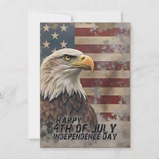 Majestic Eagle & Flag – Spirit of Freedom