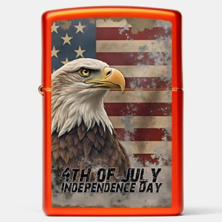 Majestic Eagle & Flag – Spirit of Freedom