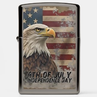 Majestic Eagle & Flag – Spirit of Freedom