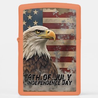 Majestic Eagle & Flag – Spirit of Freedom