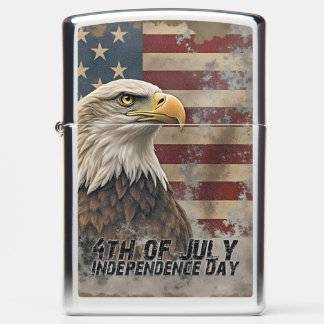 Majestic Eagle & Flag – Spirit of Freedom Zippo Lighter