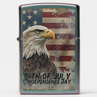 Majestic Eagle & Flag – Spirit of Freedom