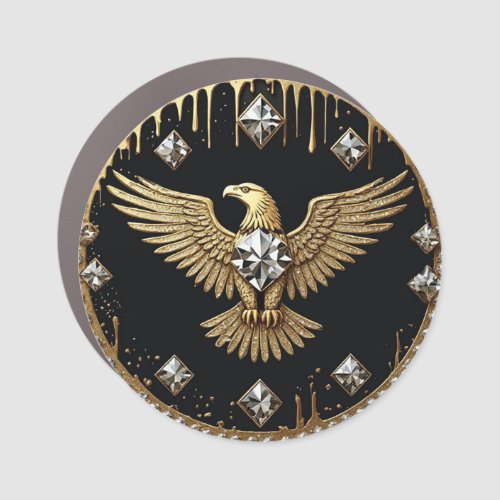 Majestic Eagle For Wildlife And Bird Lovers Car Magnet