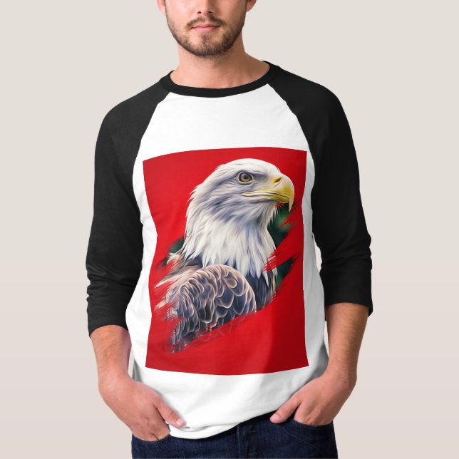 Majestic Eagle Graphic T-shirt Unleash your spirit (Front)