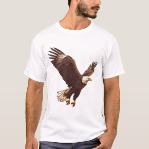 Majestic Eagle in Flight Art T-Shirt