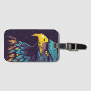 Majestic Eagle in vibrant Colors Luggage Tag