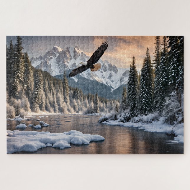 Majestic Eagle Jigsaw Puzzle (Horizontal)