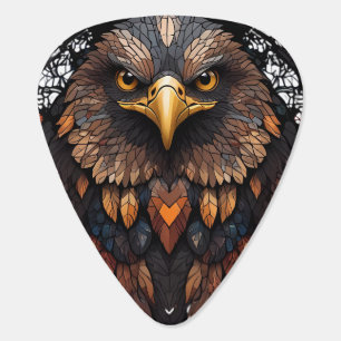 Majestic eagle Key Ring Guitar Pick